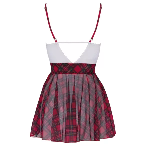 Cottelli - costum sexy școlăriță - roșu alb - XL