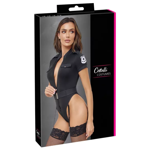 Cottelli - costum polițistă sexy - negru