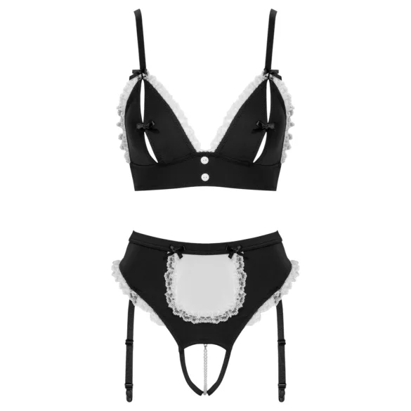 Cottelli - set de cameristă (negru)