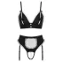 Cottelli - set de cameristă (negru) - M