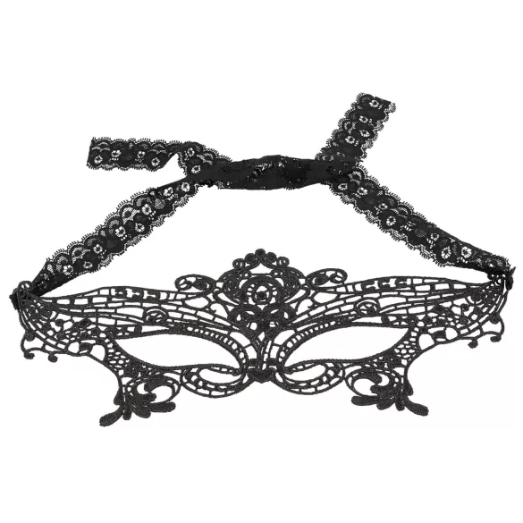 Cottelli - mască de ochi cu broderie efect dantelă - negru