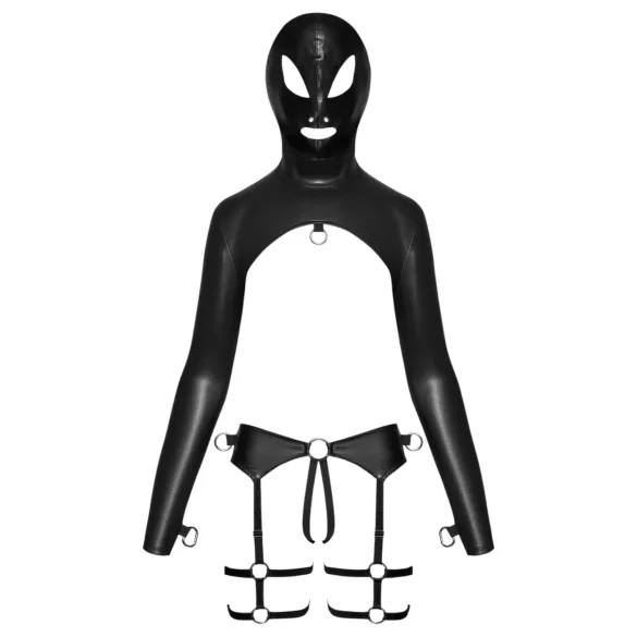 Bad Kitty - set lenjerie BDSM - negru