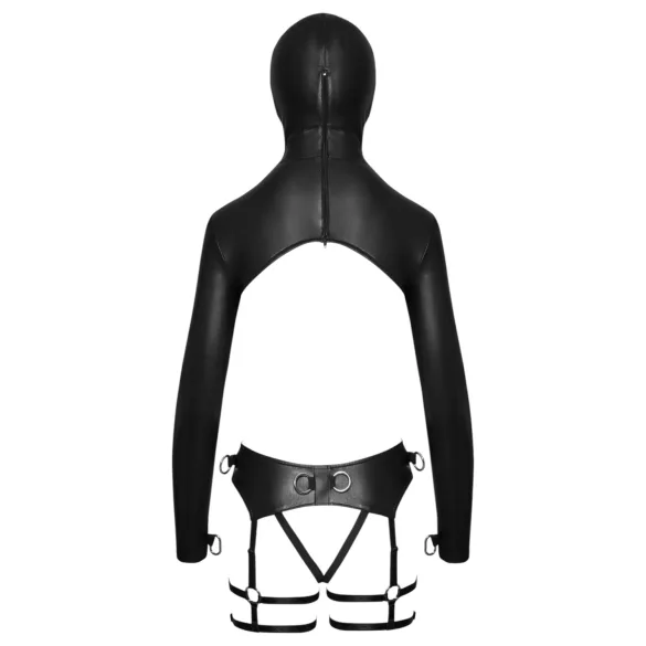 Bad Kitty - set lenjerie BDSM - negru - M