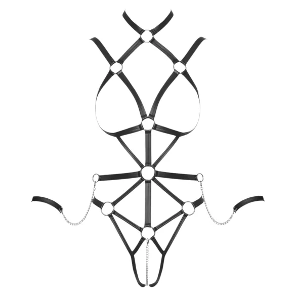 Bad Kitty - body sexy dama - dantelă neagră - M