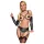 Bad Kitty - set hamuri corporale bondage - negru - M