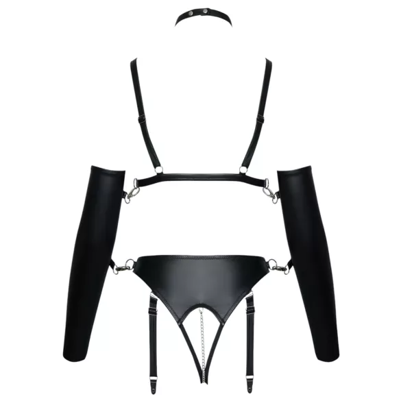 Bad Kitty - set hamuri corporale bondage - negru - M