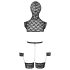 Bad Kitty - set BDSM din dantelă (negru) - L