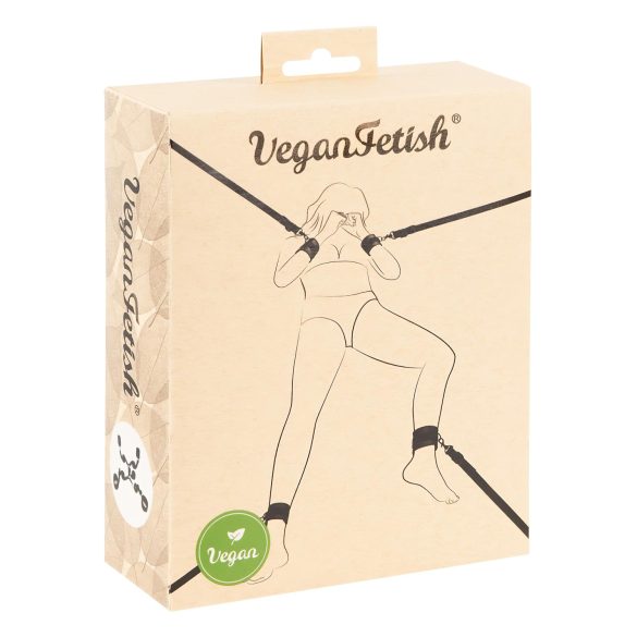 Vegan Fetish - set pentru imobilizare la pat - negru