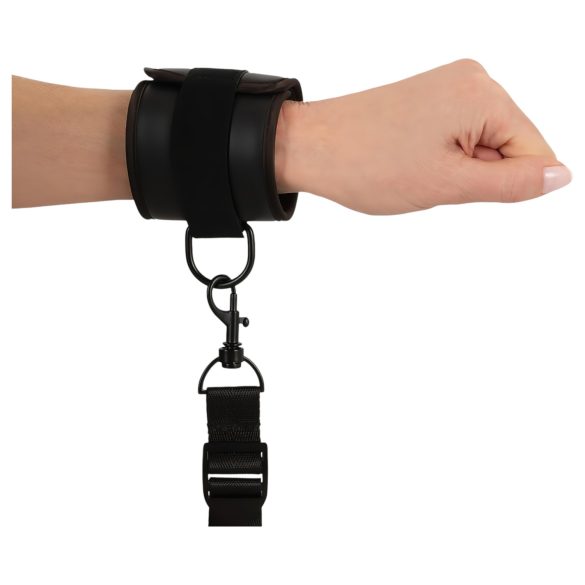 Vegan Fetish - set pentru imobilizare la pat - negru