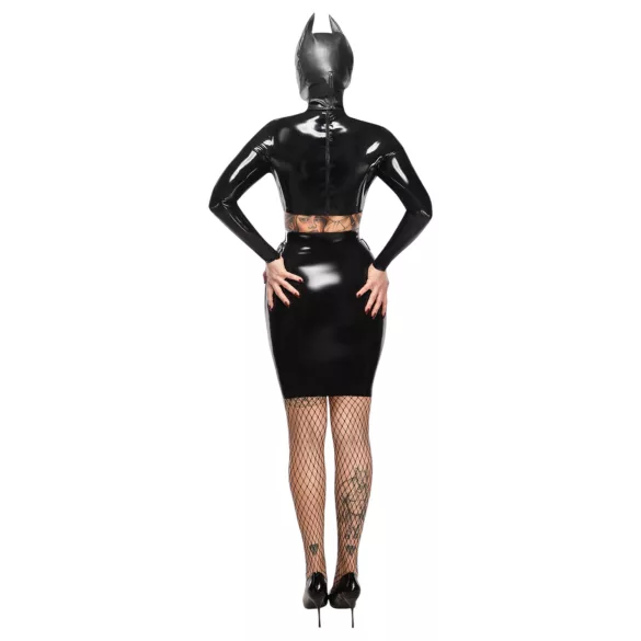 Bad Kitty - mască Catwoman - latex negru
