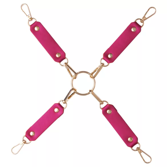 Bad Kitty - set bondage 7 piese - roșu