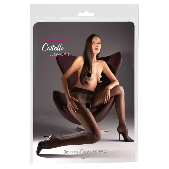 Cottelli - ciorapi sexy satinati - XL
