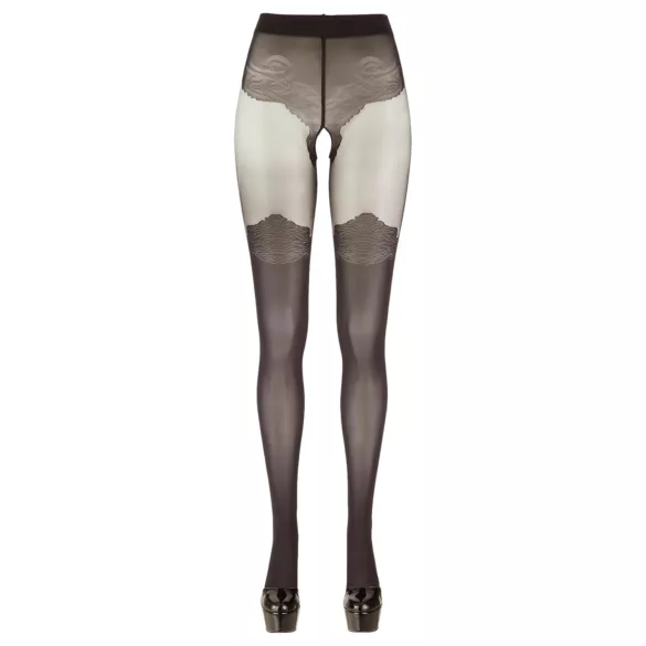 Cottelli - dres negru cu model deschis