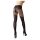 Cottelli - ciorapi deschiși cu model (negru) - 4/L
