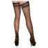 Ciorapi negri cu bandă Cottelli - Seducție cu stil - 3/M-L