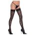 Cottelli Legwear - dresuri negre model leopard - 3