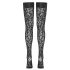 Cottelli Legwear - dresuri negre model leopard - 4
