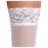 Cottelli - dresuri cu bandă din dantelă florală - alb