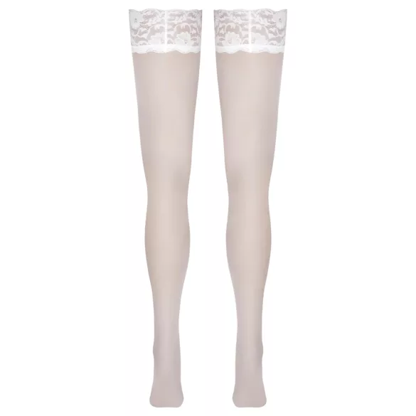 Cottelli - dresuri cu bandă din dantelă florală - alb