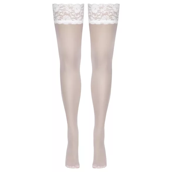 Cottelli - dresuri cu bandă din dantelă florală - alb - 4/L