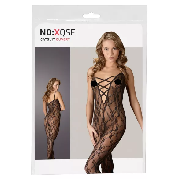 NO:XQSE - Catsuit sexy - dantelă - L/XL