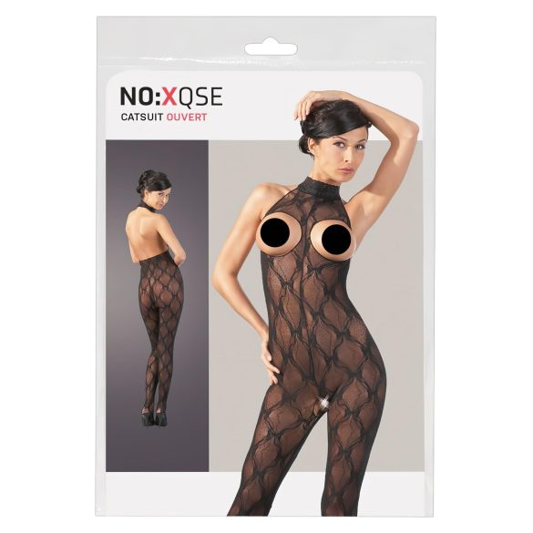 NO:XQSE - Salopetă de dantelă deschisă la bust - XL/XXL