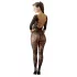 NO:XQSE - Catsuit sexy cu model floral - negru (S-L)