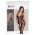 NO:XQSE - body sexy pisicuță - negru (S-L)