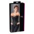 Cottelli - corset de petrecere brodat (negru)