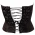 Cottelli - corset de petrecere brodat - negru - L
