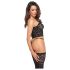 Noir - corset din dantelă (negru)
