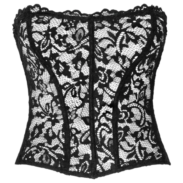 Noir - corset sexy din dantelă - negru