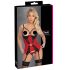 Set sexy cu bustiere din dantelă roșie Cottelli - M