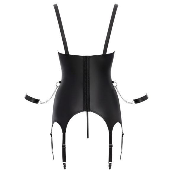 Cottelli - set bondage cu ridicare sâni - negru - M