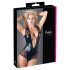 Cottelli - body sexy din plasă transparentă - negru