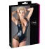 Cottelli - body sexy din plasă transparentă - negru - M