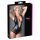 Cottelli - body sexy din plasă transparentă - negru - XL