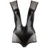 Cottelli - body sexy din plasă transparentă - negru - XL