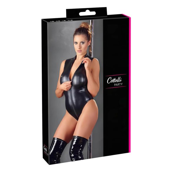 Cottelli - body sexy - negru - dantelă - XL