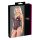 Cottelli - body deschis din dantelă cu mărgele (negru) - XL