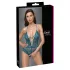 Cottelli - body din dantelă cu șireturi, deschis (verde) - XL