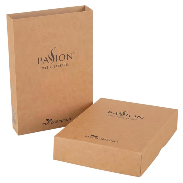 Passion Eco Zinnia - body dantelă (negru)