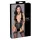 Cottelli Bondage - body dantelat cu guler - negru