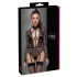 Cottelli - body transparent cu bretele - negru - M