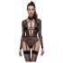 Cottelli - body transparent cu bretele negre - L