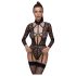 Cottelli - body transparent cu bretele negre - L