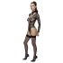 Cottelli - body transparent cu bretele negre - L