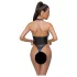Cottelli Party - body sexy lucios cu guler - negru