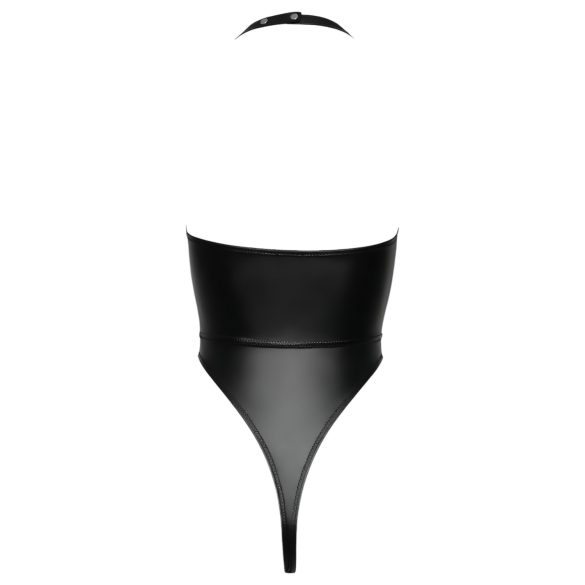 Cottelli Party - body sexy lucios cu guler - negru - M