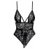 Kissable - body din dantelă (negru) - L/XL